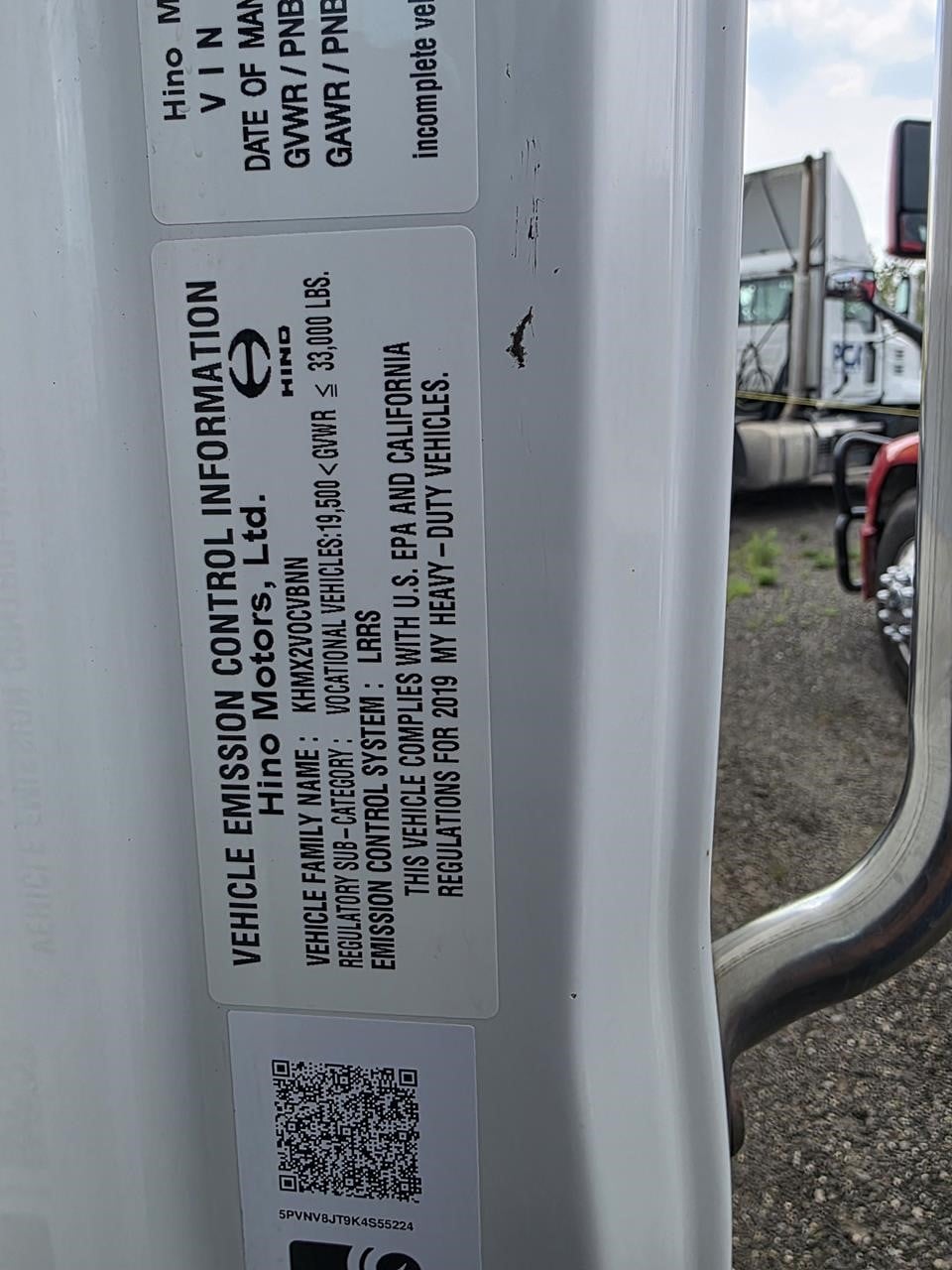 2019 HINO 338 11038083697 2019 HINO 338 11038083697